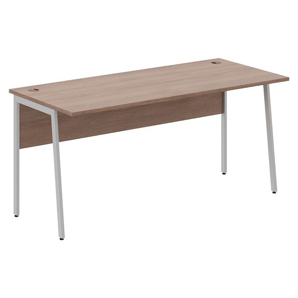 Стол прямой СП-4P Ясень Шимо/Алюминий 1600х720х755 IMAGO PLUS - Вид 1