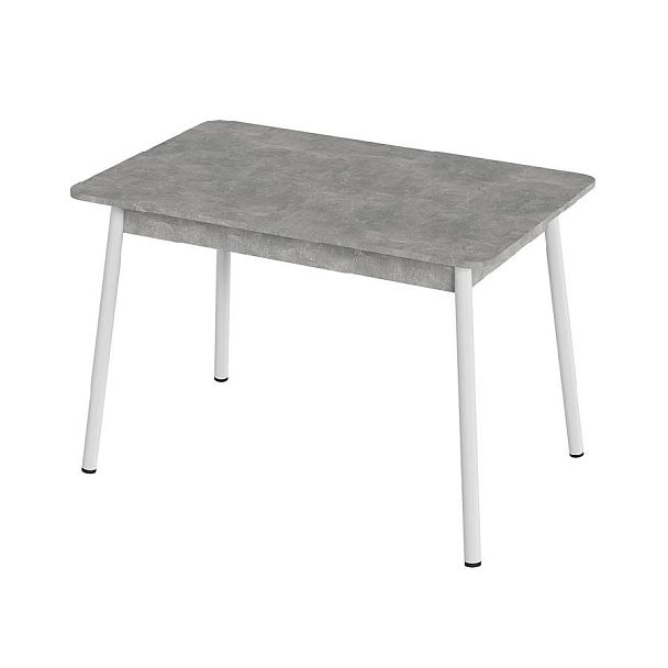 Стол Лион 1 ЛДСП (Подстолье косое белое) НЕ ВЫБИРАТЬ Ателье светлый - Вид 1