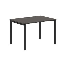 Стол прямой EUST 1180 Мокко/Черный 1160х800х750 EDIS - Фото предпросмотра