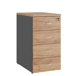 Тумба приставная Tess 42x60x75 дуб крафт золотой - Фото предпросмотра