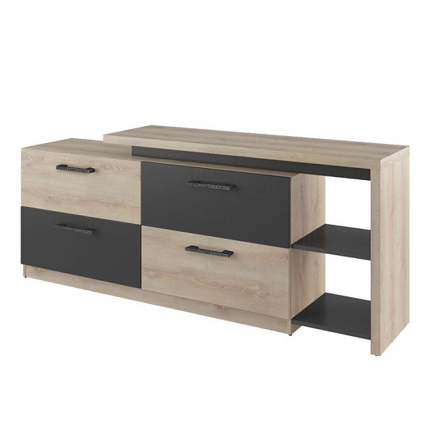 Приставка Spring 195x41,6x78 дуб каньон - Вид 1