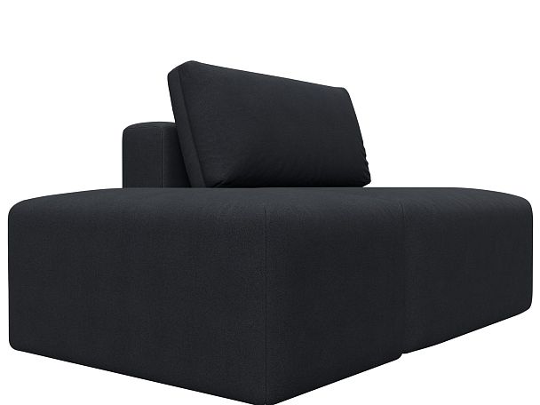 Модули диван и пуф Лига-060 НПБ Искусственная замша серый - Вид 3