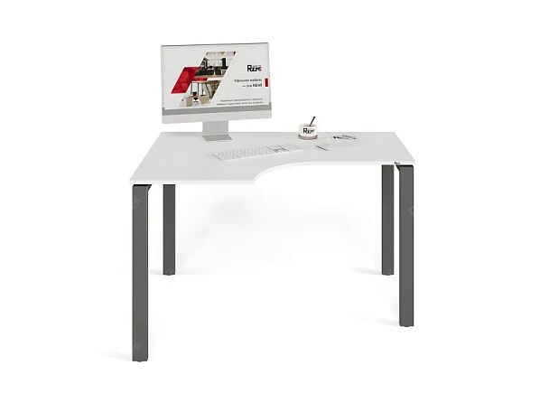 ЛАЙТ / LIGHT RLG016-10x9L Угловой стол 120x90x75 Белый - Вид 3