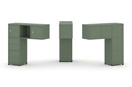 Concept Надставка низкая CN.ONN-004 Кобо/Металл Черный 1099*365*1130 - Фото предпросмотра