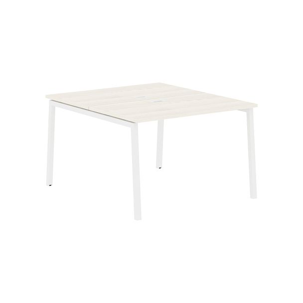 Стол 2-х местный ELWST 1113 Ясень Траун/Белый 1160х1346х750 EDIS - Вид 1