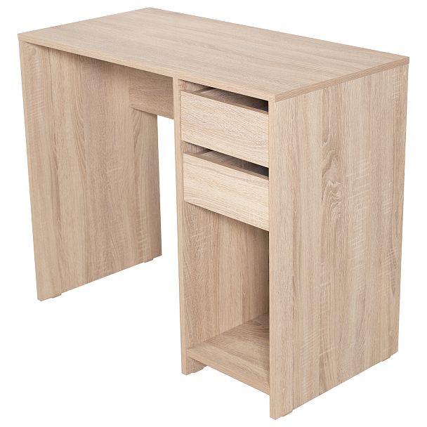 Стол письменный/компьютерный BRABIX "Scandi CD-017", 900х450х750 мм, 2 ящика, дуб сонома, 641895, ЦБ013706-2 - Вид 22