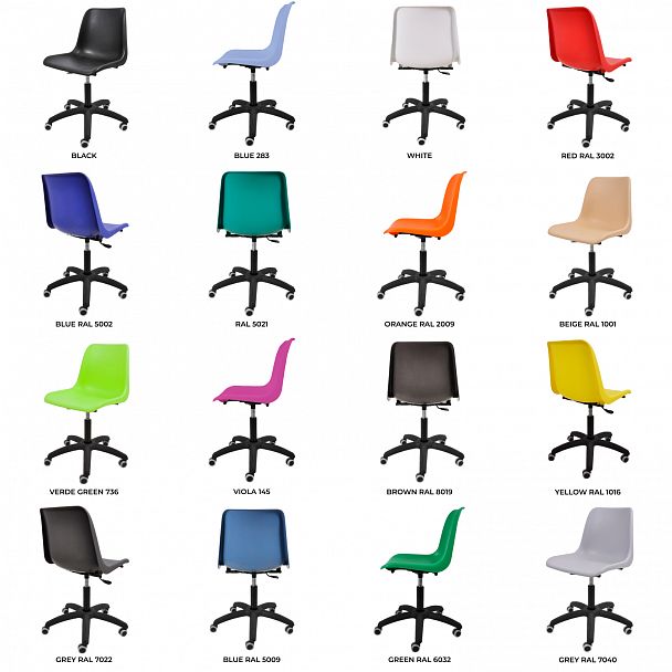 Кресло "Vicenza SW на черной крестовине Somalia"  черный - Вид 5