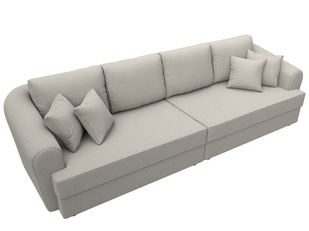 Диван прямой Милтон Рогожка бежевый - Вид 5