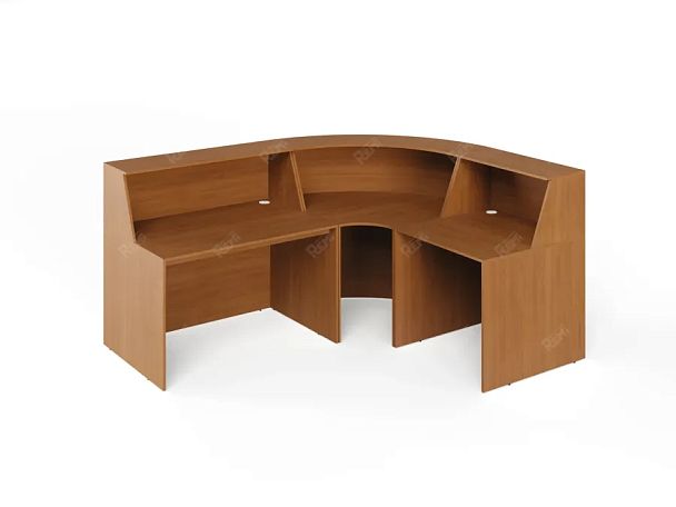 ЛАЙТ / LIGHT RLG070 Угловой ресепшн 220x180x115 Вишня - Вид 2