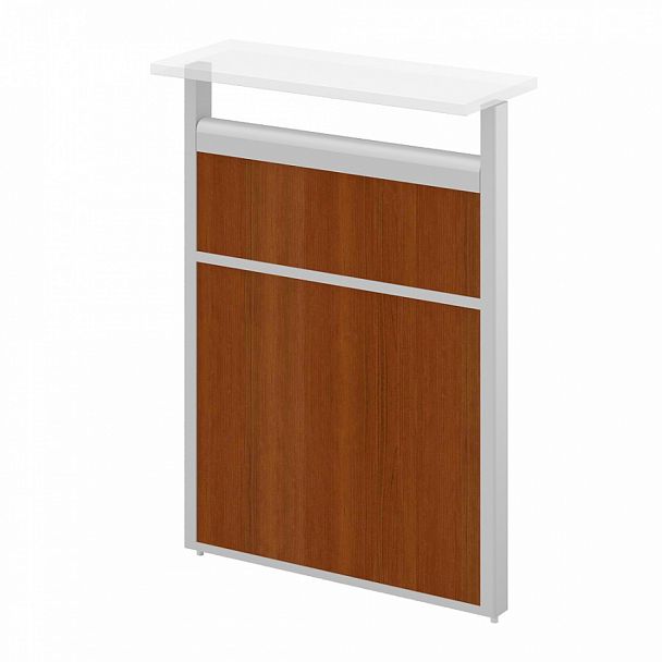 Модуль комбинированный "Логика-ресепшн" ПК-ЛГР-МДК112х44Д/Д-В1-35 миланский орех светлый - Вид 1