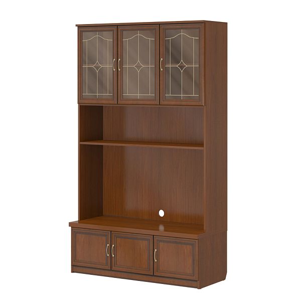 Секция под ТВ "Версаль"  ПК-ВР-ШКП230Х135В/1/35-В2-198 орех орвието - Вид 1