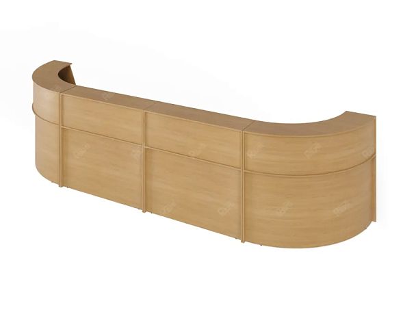 ЛАЙТ / LIGHT RLG072 Двойной ресепшн 440x100x115 Бук - Вид 1