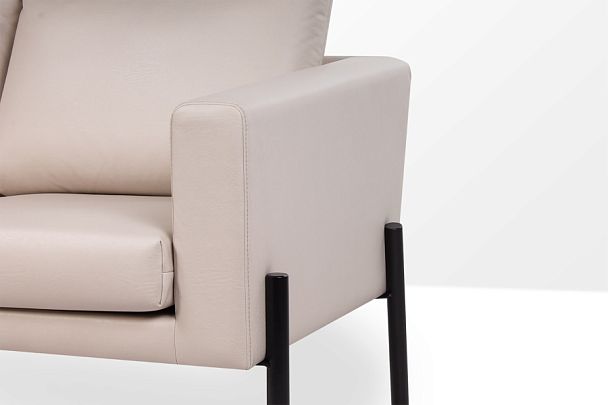 Двухместный диван Kruz 160x78x83 чёрный - Вид 4