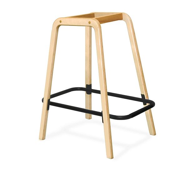 Стул полубарный Sheffilton SHT-ST38/S94-1 ночное затмение/прозрачный лак/черный муар - Вид 6