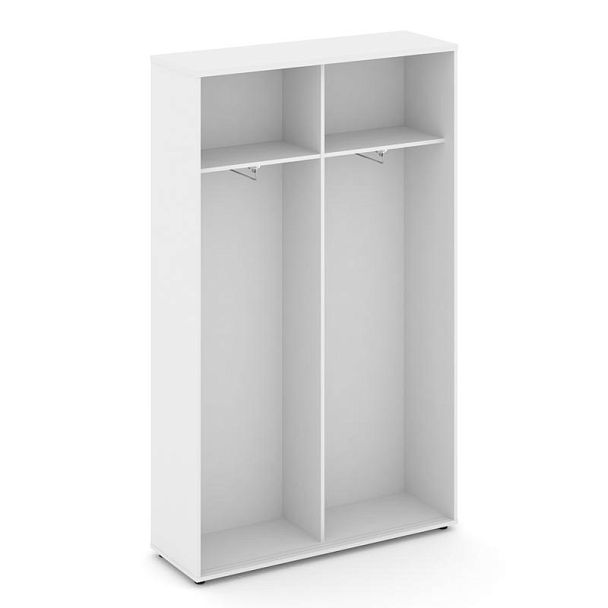 Стайл Проджект Шкаф-купе для одежды SN.SHK-003 Белый/Черный Ручки 1200*400*1982 - Вид 2