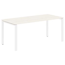 Стол прямой EUST 1780 Ясень Траун/Белый 1760х800х750 EDIS - Фото предпросмотра