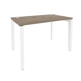 Onix Стол рабочий на П-образном м/к O.MP-SP-2.7 Тиквуд темный/Белый металл 1180*720*750 - Фото предпросмотра