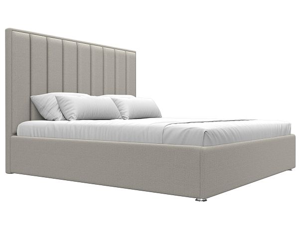 Кровать интерьерная Афродита 180 Рогожка бежевый - Вид 3