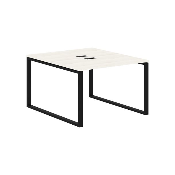 Стол 2-х местный EQWST 1113 Ясень Траун/Черный 1160х1346х750 EDIS - Вид 1