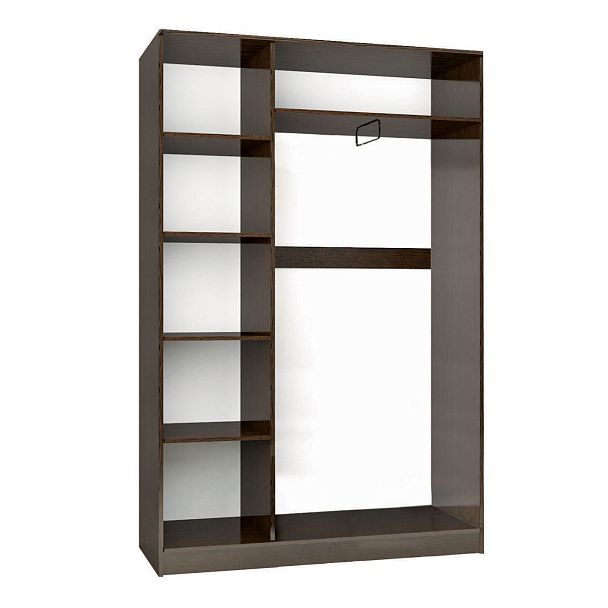 Шкаф-купе Афина (2100х1000х420) снято с про-ва венге/дуб молочный (фотопечать) - Вид 2