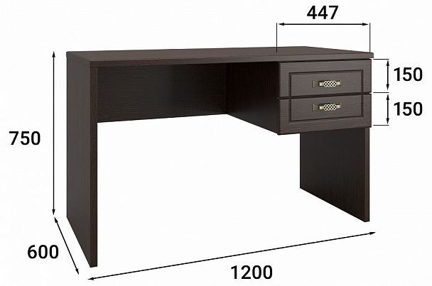 Стол письменный Монблан МБ-71К - Вид 2