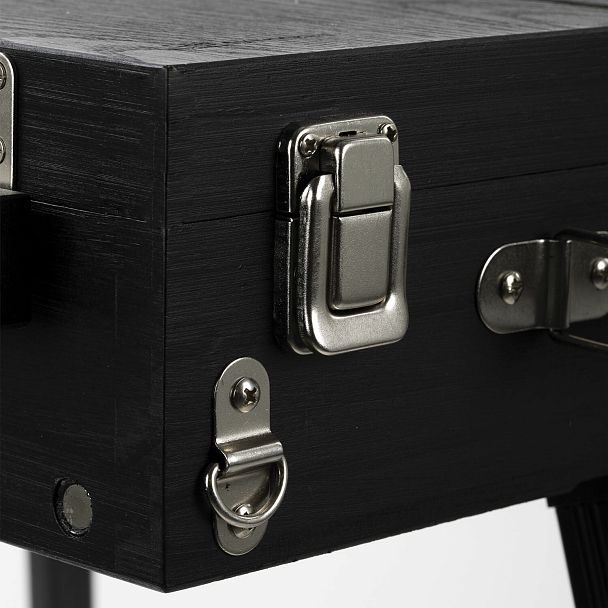 Этюдник-мольберт BRAUBERG ART PREMIERE, алюминиевые ножки, холст до 82 см, черный, 191755 - Вид 8