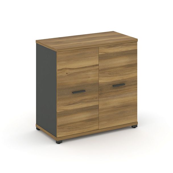 Concept Шкаф 1 широкая секция, 2 ниши CN.STS.E-213 A Сандал Янтарный/Антрацит/Металл Антрацит 836*420*818 - Вид 1