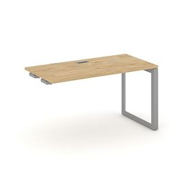 Стайл Проджект Некст / Style Project Next Стол-приставка к опор. элем. SN-59O.OPRS-021 Тиквуд Светлый/Металл Серый/Серебро Заглушка 980*800*750 - Фото предпросмотра