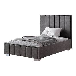 Кровать "Мирабель" КР-06 1,2м под подъемный механизм графит темный - Фото предпросмотра