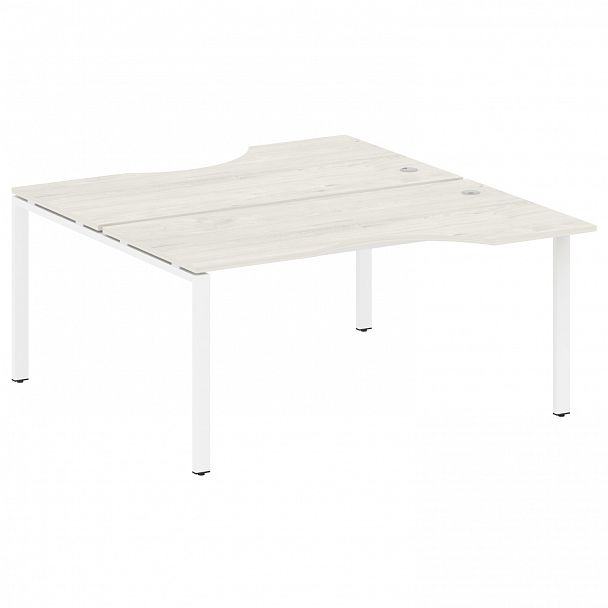 Рабочая станция "Metal System" БП.РАС-СА-2.1 дуб наварра/белый - Вид 1