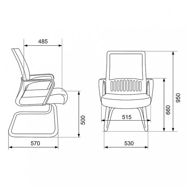 Кресло "MC-209" black - Вид 5
