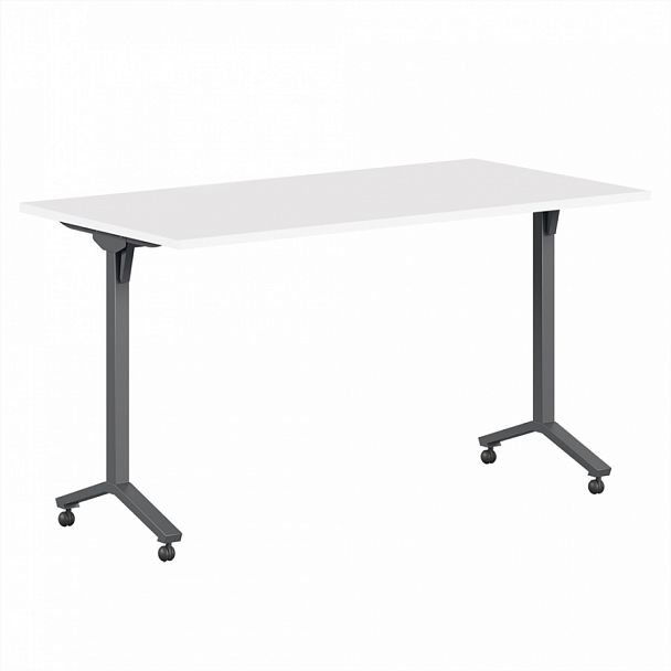 Стол мобильный складной Trend Metal 160x72x75 белый - Вид 1