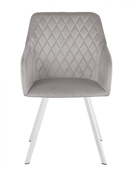 Комплект кресел поворотных Барли, Confetti silver/белый, 3 шт. - Вид 3