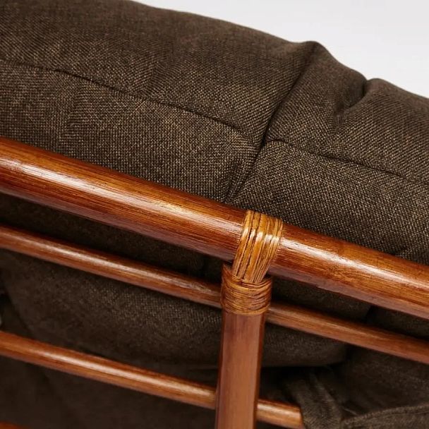 Кресло-качалка Папасан/Papasan (W 23/01 B) /с подушкой/Pecan (орех) - Вид 4