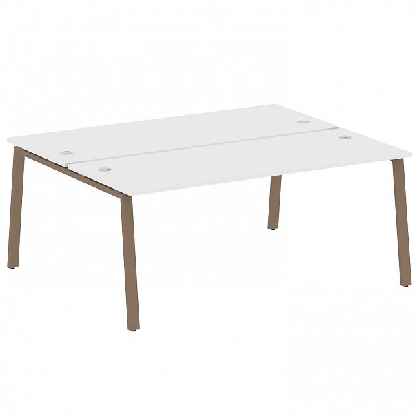 Рабочая станция "Metal System" БА.РАС-СП-2.5 белый/мокко - Вид 1