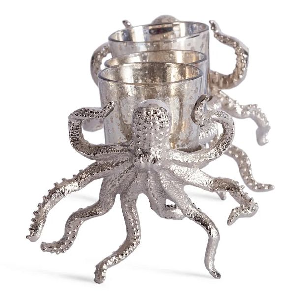 Подсвечник Secret de Maison Октопус3/Octopus3 (мод. 3923), алюминиевый сплав, никель/nickel antique - Вид 2