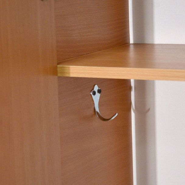 Шкафчик для одежды 3-секционный малый (бук) - Вид 3