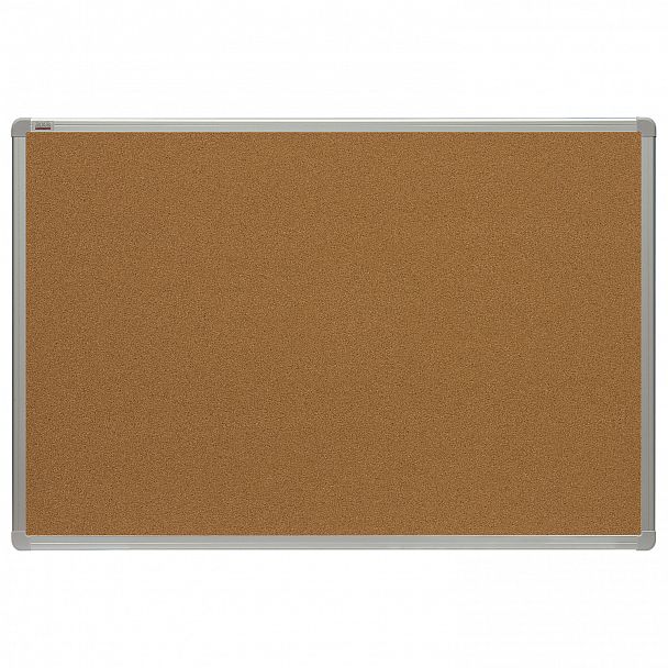 Доска пробковая для объявлений 100x150 см, алюминиевая рамка, 2х3 OFFICE, (Польша), TCA1510 - Вид 2
