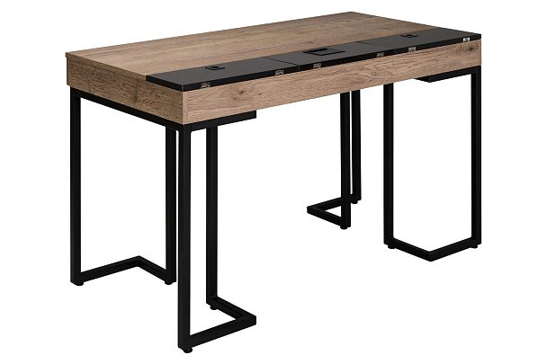 Стол рабочий Loft Дуб табак/Графит - Вид 4
