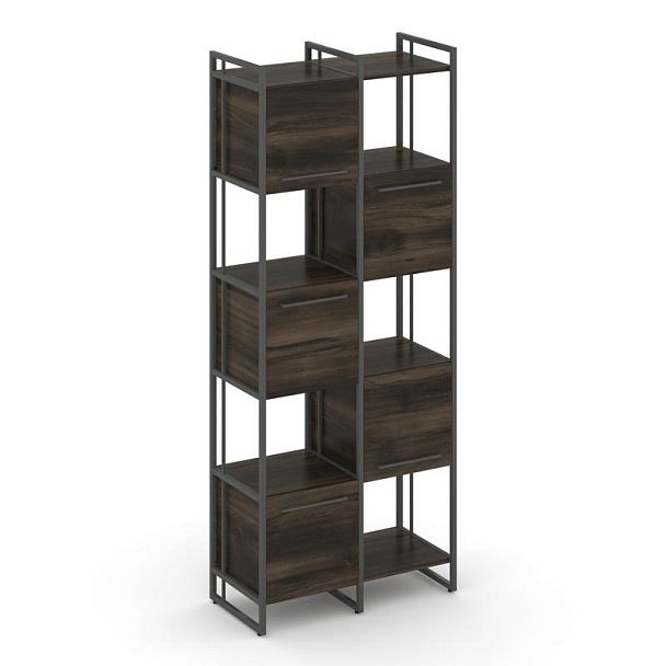 Rift Шкаф комбинированый RF.NS-003 Дуб Мали/Металл Антрацит 820*396*2010 - Вид 1