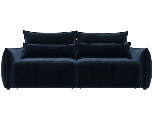 Диван прямой Лига-051 НПБ Велюр синий - Вид 2