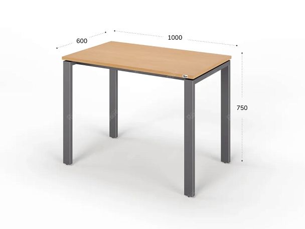 ЛАЙТ / LIGHT RLG015-10x6 Прямоугольный стол 100x60x75 Бук - Вид 2