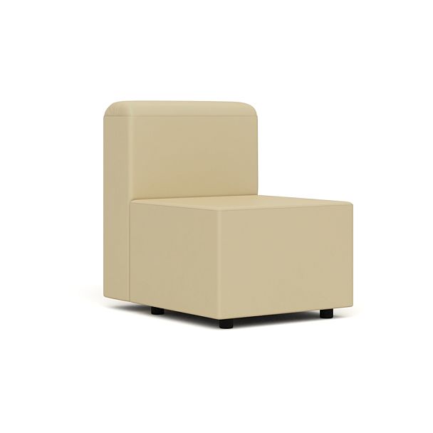 Прямая секция Юнона Un/pr экокожа бежевая CN1123 - Вид 1