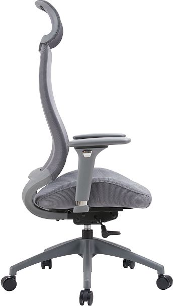 Эргономичное кресло Everprof Ant Grey (Ант Грэй) Ткань Серый - Вид 2