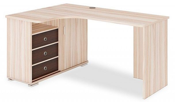 Стол письменный Домино СР-165С Венге/Карамель левый - Вид 1