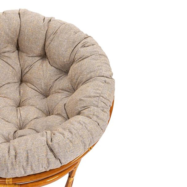 Кресло Папасан/Papasan (23/01 W) /с подушкой и ремешками/Pecan (орех) - Вид 6