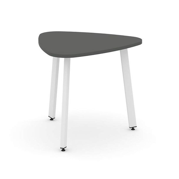 Стайл Проджект Стол переговорный SN-6.SPRG-70.3 Антрацит/Металл Белый 900*900*750 - Вид 1
