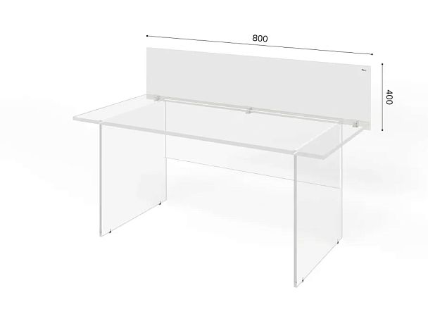 ЛАЙТ / LIGHT RLG055 Перегородка 1,6x80x40 Белый - Вид 2