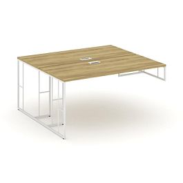Rift Рабочая станция для опорной тумбы RF.DRSOT-015 Дуб Винченцо/Металл Белый 1780*1432*750 - Фото предпросмотра