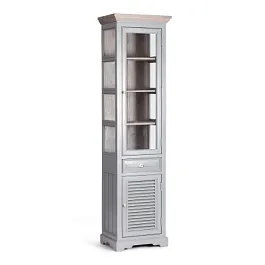 Витрина Secret de Maison Брайтон/Brighton (мод. DA-2168А), дерево акации/дерево манго/МДФ, Antique grey/grey wash - Фото предпросмотра